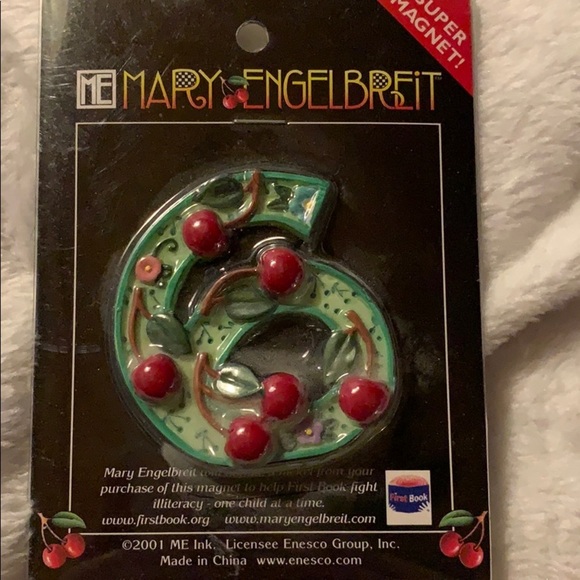 Mary Engelbreit Enseco Super Magnet #6 (Six) - Picture 1 of 2